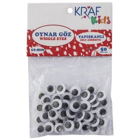 Kraf Kids 10 mm 50'li Oynar Göz