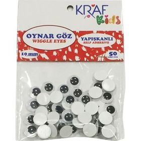 Kraf Kids 10 mm 50'li Oynar Göz