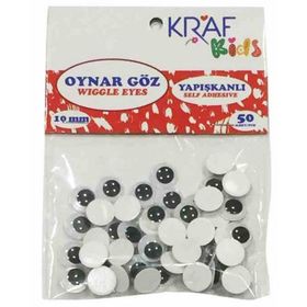 Kraf Kids 10 mm 50'li Oynar Göz