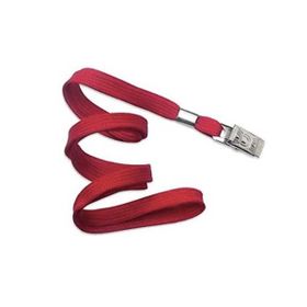 Kraf Kırmızı 510G Metal Klipsli Kart Aski İpi