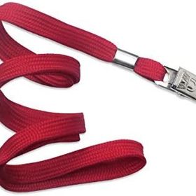 Kraf Kırmızı 510G Metal Klipsli Kart Aski İpi