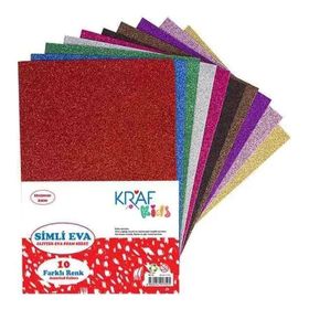 Kraf KK30 Simli 50x70 2 mm 10'lu Kids Eva