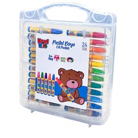Kraf KK525 Kids 24 Adet Çantalı Pastel Boya
