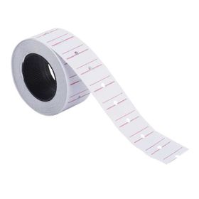 Kraf Motex Etiket Çizgili Beyaz 12'li