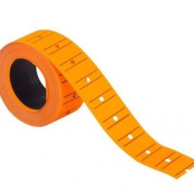 Kraf Motex Etiket Fosforlu Turuncu 12'li