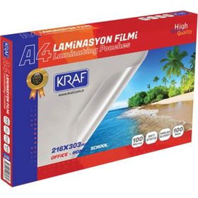 Kraf Parlak A4 100mic 100'lü 2120 Laminasyon Filmi