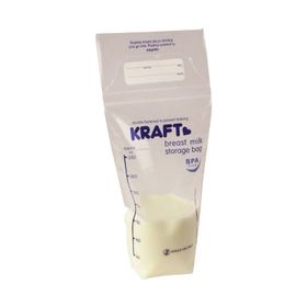 Kraft 25 Adet Süt Saklama Poşeti