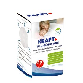 Kraft Anti-Bakteriyel Jelli 40'lı Göğüs Pedi