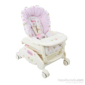 Kraft Dondy Pembe Beşik Mama Sandalyesi
