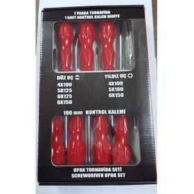 Kraft Rayno 7 Parça Tornavida Seti + Kontrol Kalemi