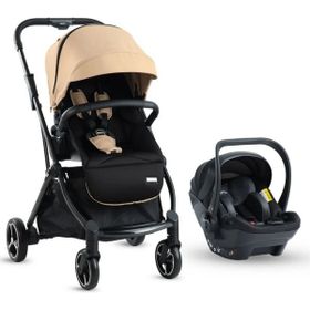 Kraft Viva Beige L Size Çift Yönlü Tek Elle Katlanabilir Travel Sistem Bebek Arabası
