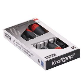 Kraftgrip 43900 7'li Düz Yıldız Tornavida Takımı