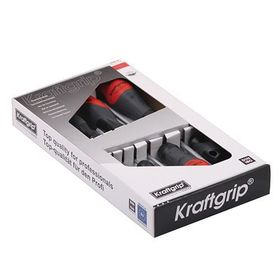 Kraftgrip 43900 7'li Düz Yıldız Tornavida Takımı