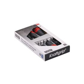 Kraftgrip 7'li İzoleli Düz Tornavida Takımı