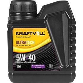Kraftvoll Ultratech 5W40 Tam Sentetik Sn 1 lt Motor Yağı
