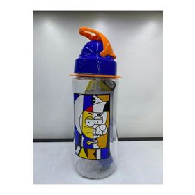 Kral Şakir 500 ml Yeşil Desenli Pipetli Tritan Matara