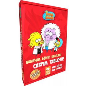 Kral Şakir Muhtişim Eğitici Kartlar - Çarpım Tablosu - Kolektif