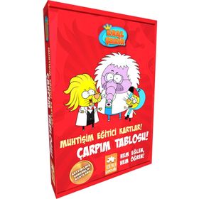 Kral Şakir Muhtişim Eğitici Kartlar - Çarpım Tablosu - Kolektif