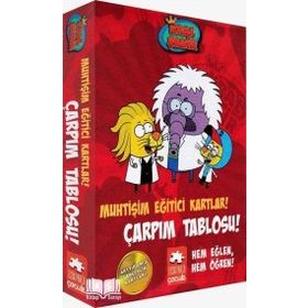 Kral Şakir Muhtişim Eğitici Kartlar - Çarpım Tablosu - Kolektif