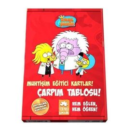 Kral Şakir Muhtişim Eğitici Kartlar - Çarpım Tablosu - Kolektif