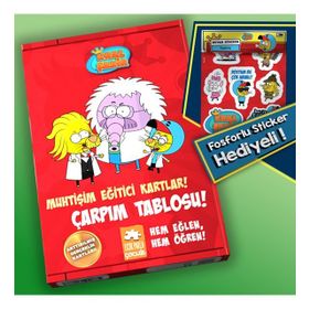 Kral Şakir Muhtişim Eğitici Kartlar - Çarpım Tablosu