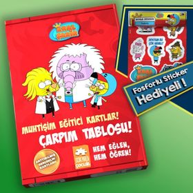 Kral Şakir Muhtişim Eğitici Kartlar - Çarpım Tablosu