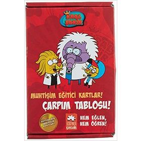 Kral Şakir Muhtişim Eğitici Kartlar - Çarpım Tablosu