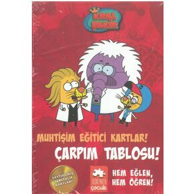 Kral Şakir Muhtişim Eğitici Kartlar - Çarpım Tablosu