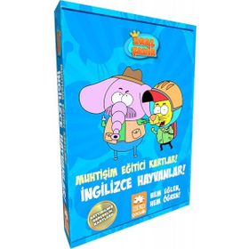 Kral Şakir Muhtişim Eğitici Kartlar - İngilizce Hayvanlar - Kolektif