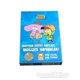 Kral Şakir Muhtişim Eğitici Kartlar - İngilizce Hayvanlar - Kolektif
