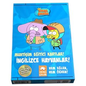 Kral Şakir Muhtişim Eğitici Kartlar - İngilizce Hayvanlar