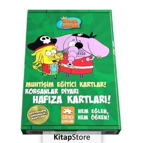 Kral Şakir Muhtişim Eğitici Kartlar Korsanlar Diyarı Hafıza Kartları - Kolektif