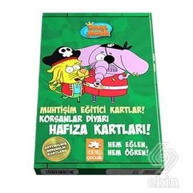Kral Şakir Muhtişim Eğitici Kartlar Korsanlar Diyarı Hafıza Kartları - Kolektif