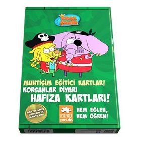 Kral Şakir Muhtişim Eğitici Kartlar Korsanlar Diyarı Hafıza Kartları - Kolektif