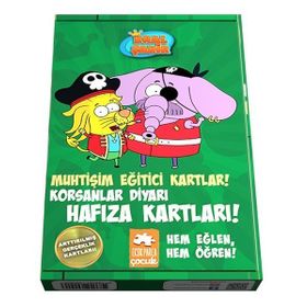 Kral Şakir Muhtişim Eğitici Kartlar Korsanlar Diyarı Hafıza Kartları - Kolektif