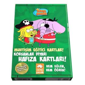 Kral Şakir Muhtişim Eğitici Kartlar Korsanlar Diyarı Hafıza Kartları - Kolektif