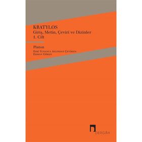 Kratylos 1. Cilt - Giriş, Metin, Çeviri ve Dizinler - Platon