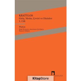 Kratylos 1. Cilt - Platon Longions