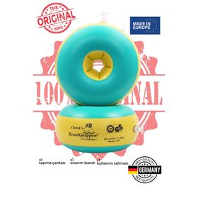 Kraulquappen 0011-KQ-A Sarı Yeşil Başlangıç Seviye Yüzme Kolluk