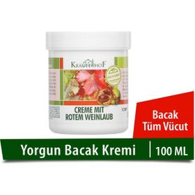 Krauterhof Kırmızı Üzüm Yaprağı 100 ml Bacak Masaj Kremi