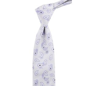Kravatkolik İK761 Crivelli Style Krem Şal Desen İtalyan İpek Kravat