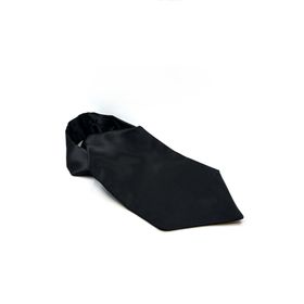 Kravatkolik K578 Siyah Düz Ascot Fular