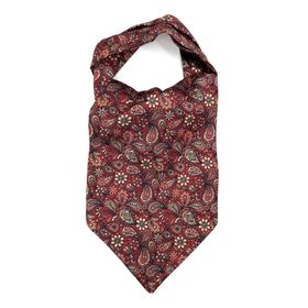 Kravatkolik K598 Bordo Motif Desen Erkek Fular