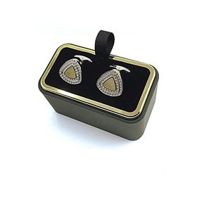Kravatkolik KD465 Taş Üçgen Kol Düğmesi