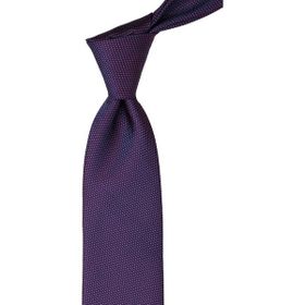 Kravatkolik KK10357 Bordo - Lacivert Nokta Desen Mendilli Klasik Kravat