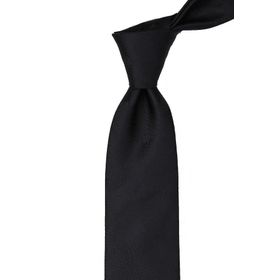 Kravatkolik KK10479 Siyah Çiçek Desen Mendilli Klasik Kravat