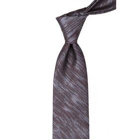 Kravatkolik KK10527 Gri Motif Desen Mendilli Klasik Kravat