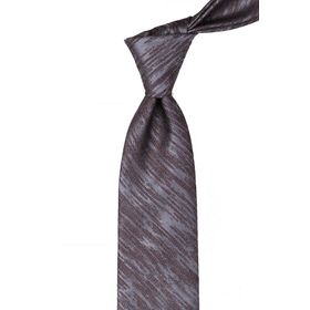 Kravatkolik KK10527 Gri Motif Desen Mendilli Klasik Kravat