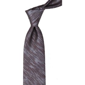 Kravatkolik KK10527 Gri Motif Desen Mendilli Klasik Kravat