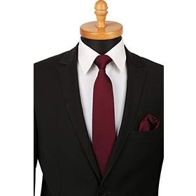 Kravatkolik KK4151 Bordo Nokta Desen Mendilli Klasik Kravat